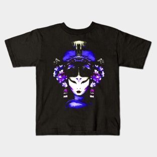 Geisha Girl Painting Kids T-Shirt